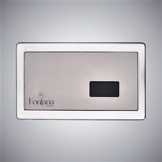Commercial flush system component layout for performance evaluation